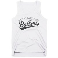 Busy Raising Ballers Baseball Mom & Parent Sports Tank Top