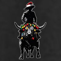 Bull Rider Bull Riding Christmas Hat Xmas Beanie