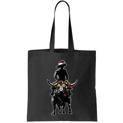 Bull Rider Bull Riding Christmas Hat Xmas Bag