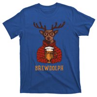 Brewdolph Reindeer Beer Lovers Funny Christmas T-Shirt