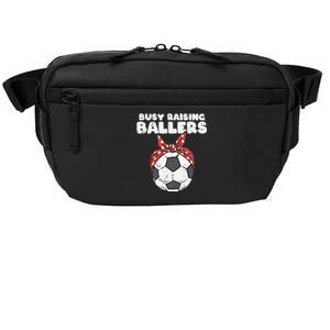 Busy Raising Ballers Soccer Polka Bandana Mom Football Wo Crossbody Pack