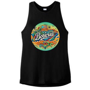 Boricua Roots Ladies PosiCharge Tri-Blend Wicking Tank