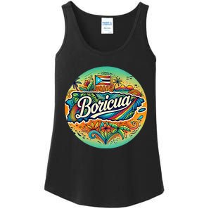 Boricua Roots Ladies Essential Tank