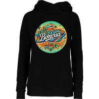 Boricua Roots Womens Funnel Neck Pullover Hood