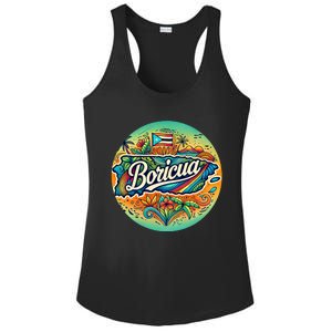 Boricua Roots Ladies PosiCharge Competitor Racerback Tank