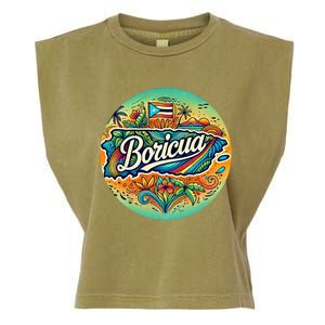 Boricua Roots Garment-Dyed Women's Muscle Tee