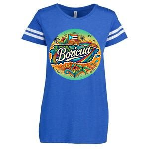 Boricua Roots Enza Ladies Jersey Football T-Shirt