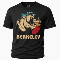 Berkeley Retro Bear Roaring Design Cute Gift Berkeley California Gift Cooling Performance Crew T-Shirt