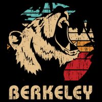 Berkeley Retro Bear Roaring Design Cute Gift Berkeley California Gift Cooling Performance Crew T-Shirt