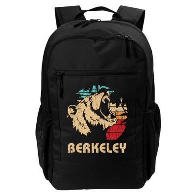 Berkeley Retro Bear Roaring Design Cute Gift Berkeley California Gift Backpack
