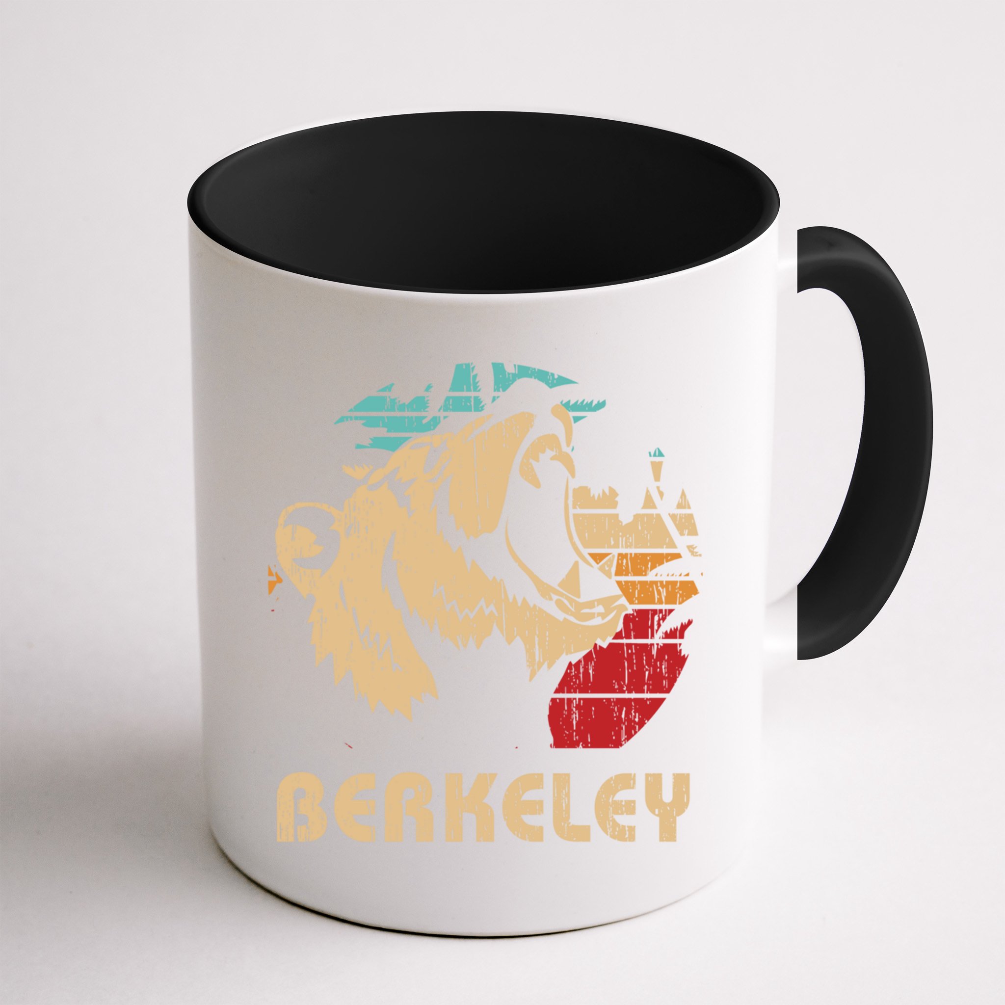 Berkeley Retro Bear Roaring Design Cute Gift Berkeley California Gift Mug