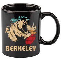 Berkeley Retro Bear Roaring Design Cute Gift Berkeley California Gift 11oz C Handle Ceramic Mug