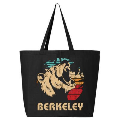 Berkeley Retro Bear Roaring Design Cute Gift Berkeley California Gift 25L Jumbo Tote