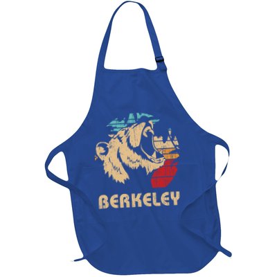 Berkeley Retro Bear Roaring Design Cute Gift Berkeley California Gift Apron
