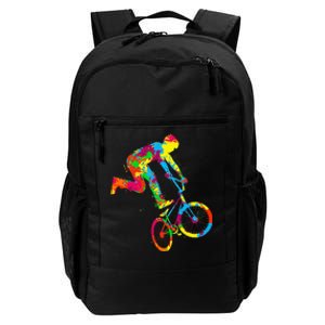 BMX Rider Bike Bicycle Stunt Racing funny sport Daily Commute Backpack