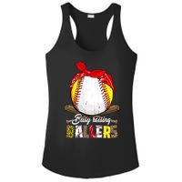 Busy Raising Ballers Softball Baseball Mom Life Gifts Mom Ladies PosiCharge Competitor Racerback Tank