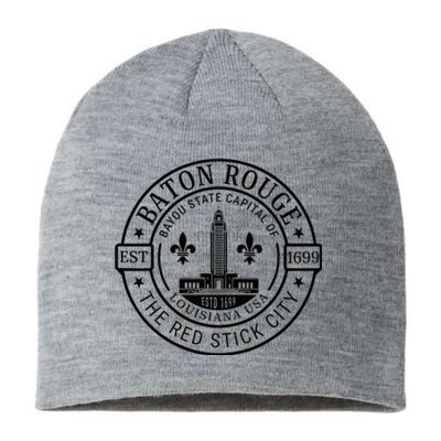 Baton Rouge Bayou State Capital Of Louisiana Usa Est 1699 Sustainable Beanie