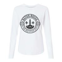 Baton Rouge Bayou State Capital Of Louisiana Usa Est 1699 Womens Cotton Relaxed Long Sleeve T-Shirt