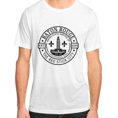 Baton Rouge Bayou State Capital Of Louisiana Usa Est 1699 Adult ChromaSoft Performance T-Shirt