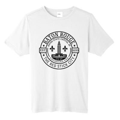 Baton Rouge Bayou State Capital Of Louisiana Usa Est 1699 Tall Fusion ChromaSoft Performance T-Shirt