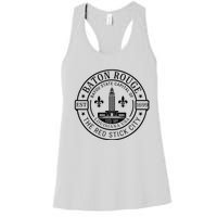 Baton Rouge Bayou State Capital Of Louisiana Usa Est 1699 Women's Racerback Tank