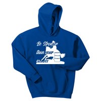 Barrel Racing Be Stronger Than Your Excuses Gift Kids Hoodie