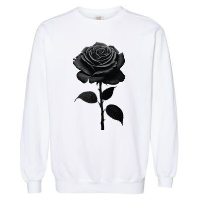 Black Rose Garment-Dyed Sweatshirt