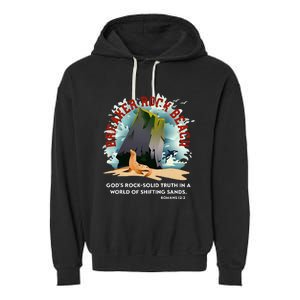 Breaker Rock Beach Gods Rock Solid Truth In A World Vbs 2024 Garment-Dyed Fleece Hoodie