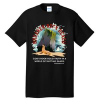 Breaker Rock Beach Gods Rock Solid Truth In A World Vbs 2024 Tall T-Shirt