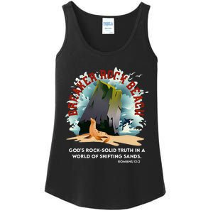 Breaker Rock Beach Gods Rock Solid Truth In A World Vbs 2024 Ladies Essential Tank