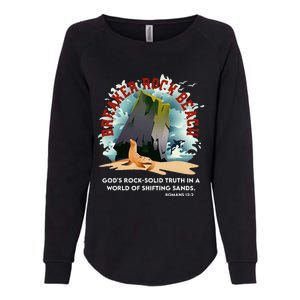 Breaker Rock Beach Gods Rock Solid Truth In A World Vbs 2024 Womens California Wash Sweatshirt