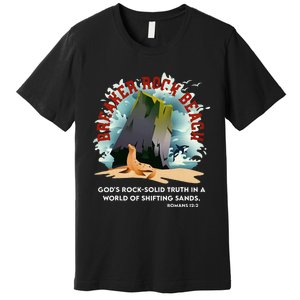 Breaker Rock Beach Gods Rock Solid Truth In A World Vbs 2024 Premium T-Shirt