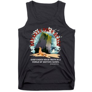 Breaker Rock Beach Gods Rock Solid Truth In A World Vbs 2024 Tank Top