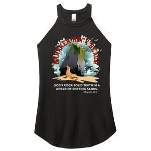 Breaker Rock Beach Gods Rock Solid Truth In A World Vbs 2024 Women's Perfect Tri Rocker Tank