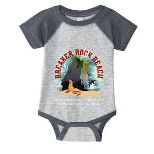 Breaker Rock Beach Gods Rock Solid Truth In A World Vbs 2024 Infant Baby Jersey Bodysuit