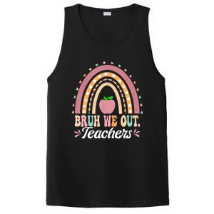 Boho Rainbow Bruh We Out Teachers End Of School Year Teacher Gift PosiCharge Competitor Tank