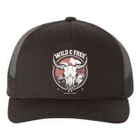 Bull Riding Bull Rider Gift Western Country Rodeo Yupoong Adult 5-Panel Trucker Hat