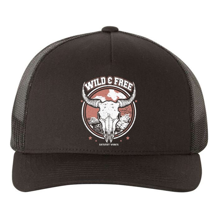 Bull Riding Bull Rider Gift Western Country Rodeo Yupoong Adult 5-Panel Trucker Hat