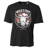 Bull Riding Bull Rider Gift Western Country Rodeo Cooling Performance Crew T-Shirt