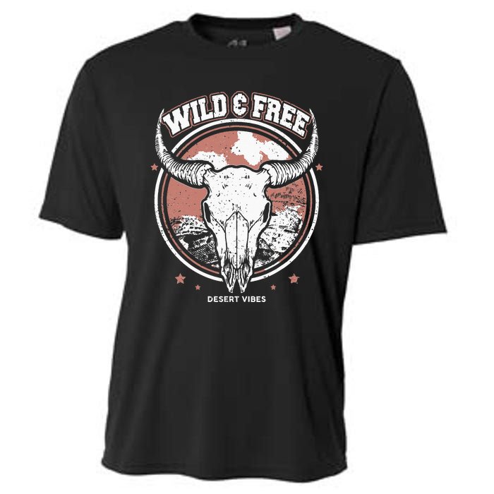 Bull Riding Bull Rider Gift Western Country Rodeo Cooling Performance Crew T-Shirt