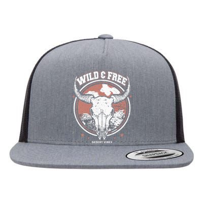 Bull Riding Bull Rider Gift Western Country Rodeo Flat Bill Trucker Hat