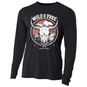 Bull Riding Bull Rider Gift Western Country Rodeo Cooling Performance Long Sleeve Crew