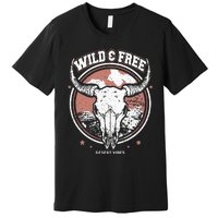 Bull Riding Bull Rider Gift Western Country Rodeo Premium T-Shirt