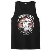 Bull Riding Bull Rider Gift Western Country Rodeo PosiCharge Competitor Tank