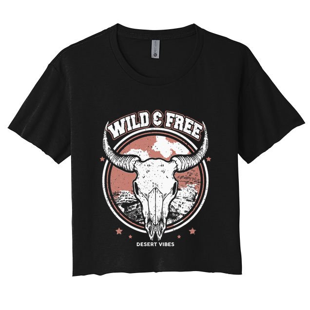 Bull Riding Bull Rider Gift Western Country Rodeo Crop Top