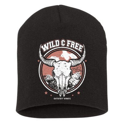 Bull Riding Bull Rider Gift Western Country Rodeo Short Acrylic Beanie