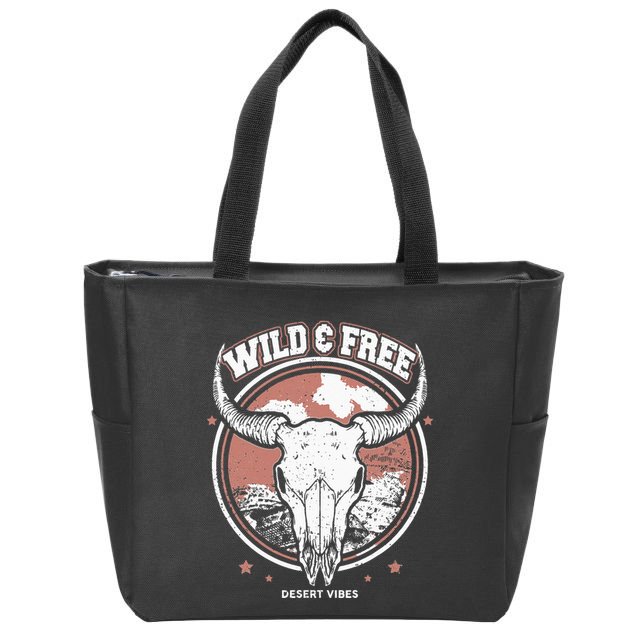 Bull Riding Bull Rider Gift Western Country Rodeo Zip Tote Bag