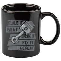 Build Race Break Fix It Repeat Auto Mechanic 11oz C Handle Ceramic Mug