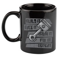 Build Race Break Fix It Repeat Auto Mechanic 11oz C Handle Ceramic Mug