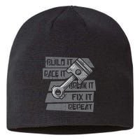Build Race Break Fix It Repeat Auto Mechanic Sustainable Beanie